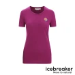 【Icebreaker】女 Tech Lite II 圓領短袖上衣 奇花異卉-AD150(排汗衣/底層衣/美麗諾羊毛衣/T恤/旅行)