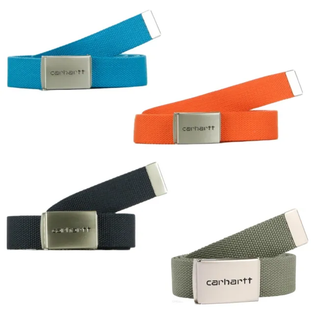 carhartt】Carhartt WIP Belt 歐版金屬扣刻印logo 帆布腰帶(美國進口