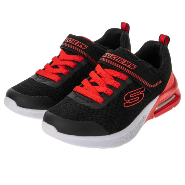 【SKECHERS】男童系列 MICROSPEC MAX(403773LBKRD)