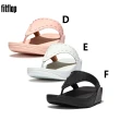 【FitFlop】LULU SEQUIN ZIGZAG BACK-STRAP SANDALS多彩亮片造型後帶涼鞋-女(薄荷綠)