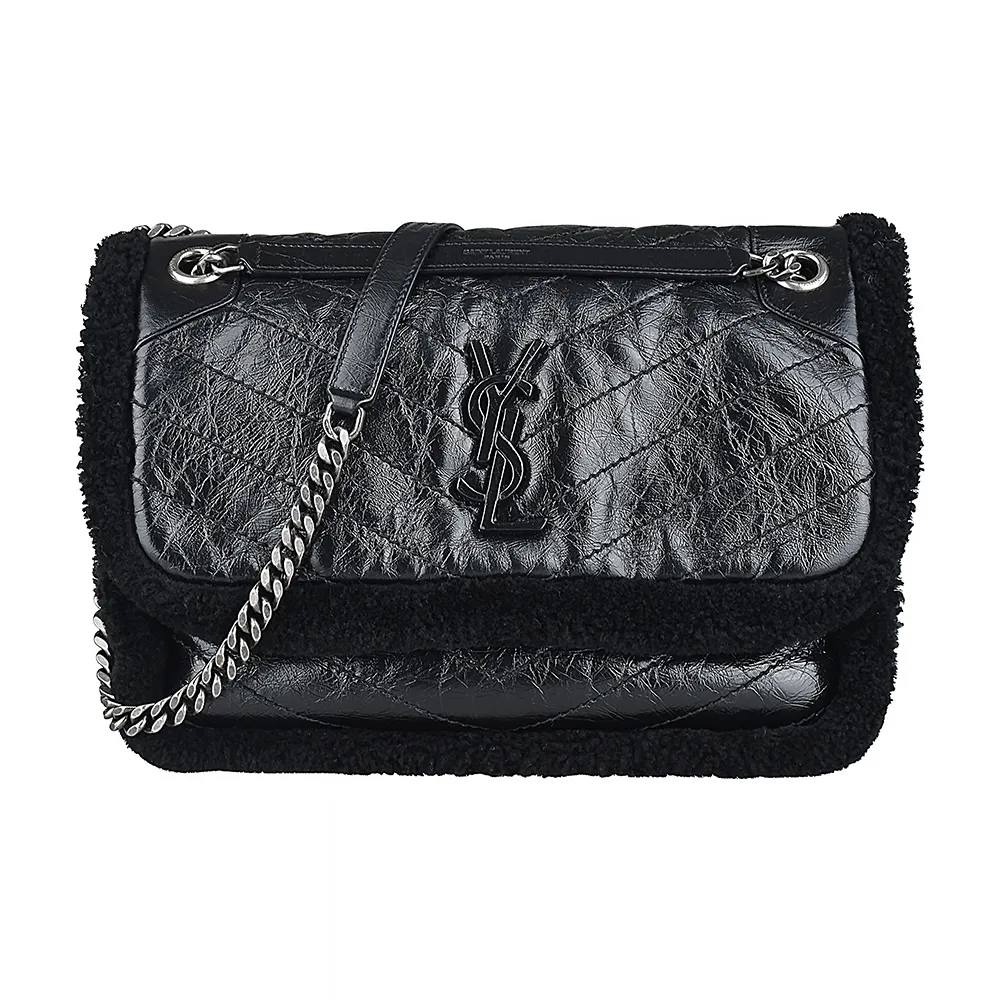 SAINT LAURENT: shoulder bag for woman - Black  Saint Laurent shoulder bag  633158 0EN04 online at