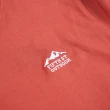 【5th STREET】中性款黑熊印花短袖T恤-橘色(山形系列)
