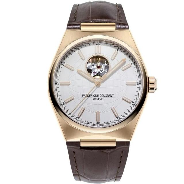 【CONSTANT 康斯登】Classics 百年經典系列心跳窗口腕錶-41mm 送禮自用(FC-310V4NH)