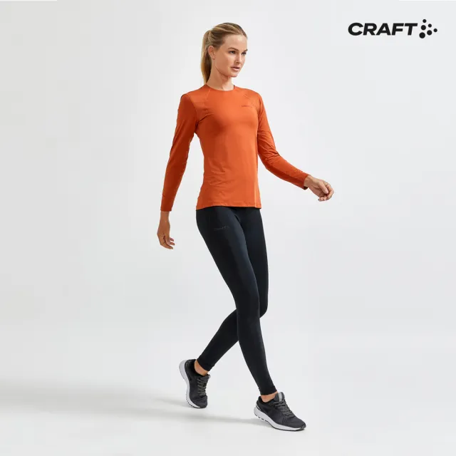 【CRAFT】女 CORE ESSENCE TIGHTS W-BLACK 運動緊身褲(1908772-999000)
