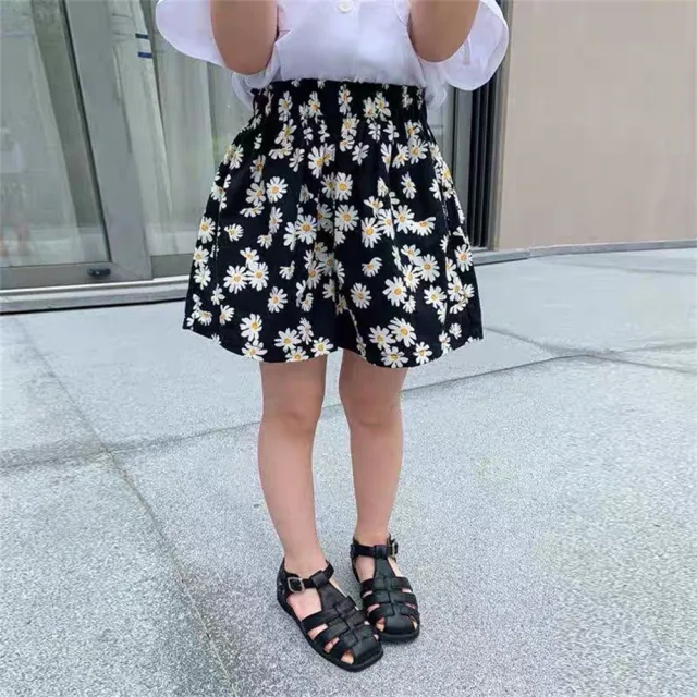 【安朵童舖】現貨韓版兒童高腰短褲裙女寶薄款高腰短褲女童滿版波點褲裙(029/30/10)