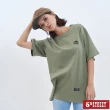 【5th STREET】中性款黑熊印花短袖T恤-綠色(山形系列)