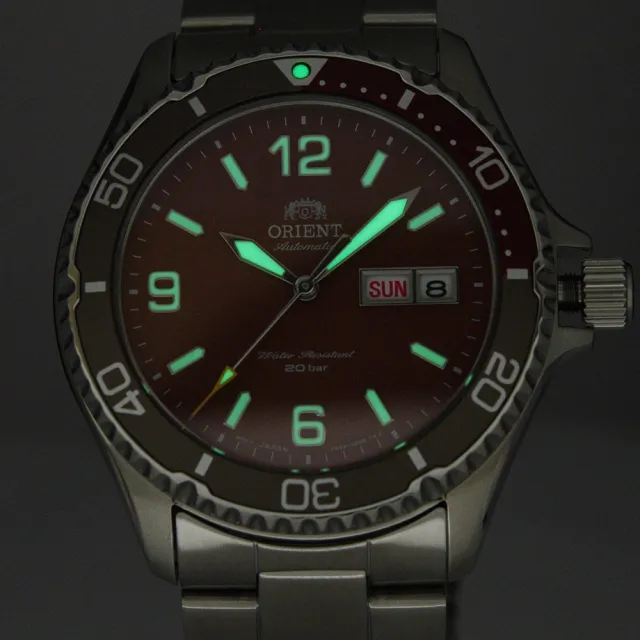 【ORIENT 東方錶】深海潛艇200米潛水機械腕錶(RA-AA0820R)