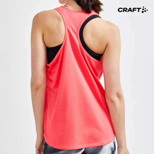 【CRAFT】女 CORE ESSENCE MESH SINGLET W CRUSH 運動背心(1908747-410000)