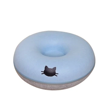 【KIDS PARK】大甜甜圈貓隧道 升級款(貓頭小窗口透氣設計/可拆水洗材質/寵物貓咪遊戲窩/貓抓屋玩具)