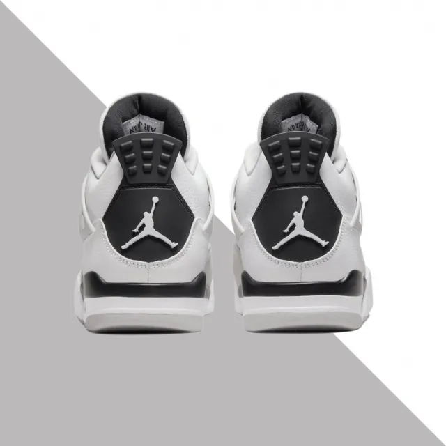 NIKE 耐吉】休閒鞋Air Jordan 4 Retro Military Black 黑白灰白水泥