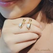 【焦糖小姐 Ms caramelo】鋯石耳環(鋯石&貝珠 耳環)