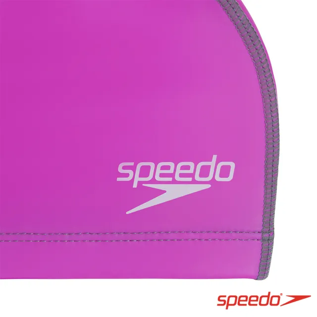 【SPEEDO】成人合成泳帽 Pace Long Hair(粉紅)