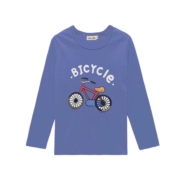 【TATA KIDS】童裝 卡通單車圖案T恤(110-150)