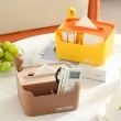 【LINE FRIENDS】熊大莎莉造型多功能桌面收納盒衛生紙收納盒(遙控器盒 置物盒)