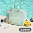 【GE嚴選】防水沙灘包 防水旅行包(乾溼分離袋 游泳袋 防水包 乾溼分離包)