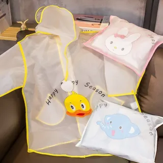 【Baby 童衣】男女童透明卡通雨衣 寶寶雨衣 可愛卡通雨衣 89029(共３色)