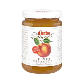 【Darbo】奧地利水蜜桃果醬 450gX1罐(果肉含量50%)