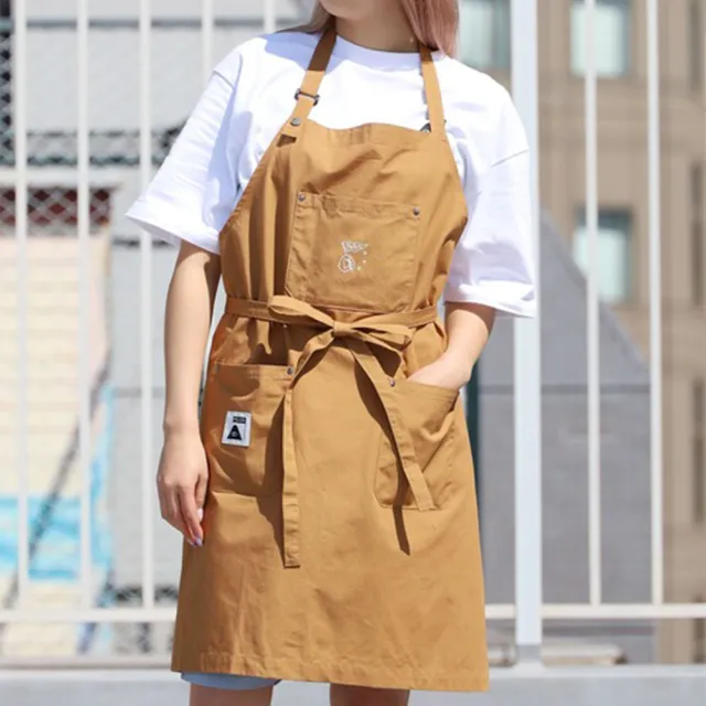 【POLER STUFF】日本限定 CT RIP 2WAY BBQ APRON 防撕裂多用途時尚工作圍裙(狼棕)