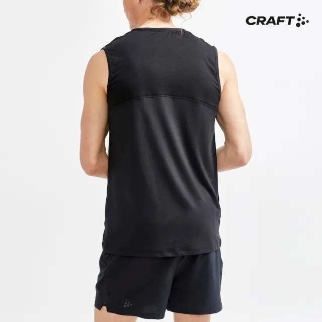 【CRAFT】男 ADV ESSENCE SL TEE M BLACK 運動背心(1908752-999000)