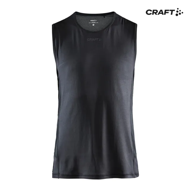 【CRAFT】男 ADV ESSENCE SL TEE M BLACK 運動背心(1908752-999000)