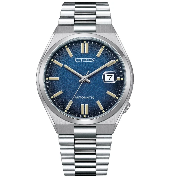 CITIZEN 星辰 海水藍色自動上鍊機械錶 /40mm(NJ0151-88L)