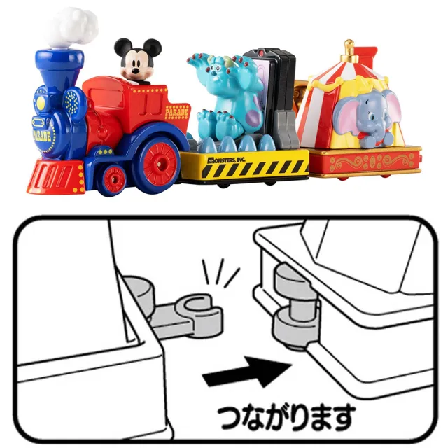【TOMICA】DISNEY TOMICA 迪士尼遊園列車 小飛象(小汽車)