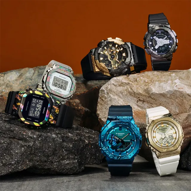 【CASIO 卡西歐】G-SHOCK 40 週年探險家之石系列 電子錶 送禮 禮物 推薦(GM-5640GEM-1)