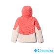 【Columbia 哥倫比亞】童款-Powder Lite Omni-Heat保暖連帽外套-橘紅(USG26310AH)