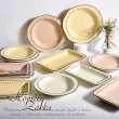 【Homely Zakka】北歐極簡奶油風啞光陶瓷餐盤餐具_圓盤6件組(湯盤 餐具 餐盤 盤子 器皿 碗盤)