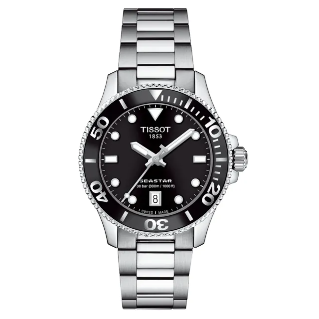 TISSOT 天梭】Seastar 1000 海洋之星300米潛水錶對錶情侶手錶