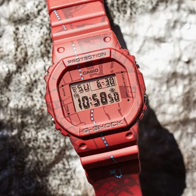 【CASIO 卡西歐】G-SHOCK 澀谷尋寶 街頭復古風電子錶 送禮 禮物 推薦(DW-5600SBY-4)