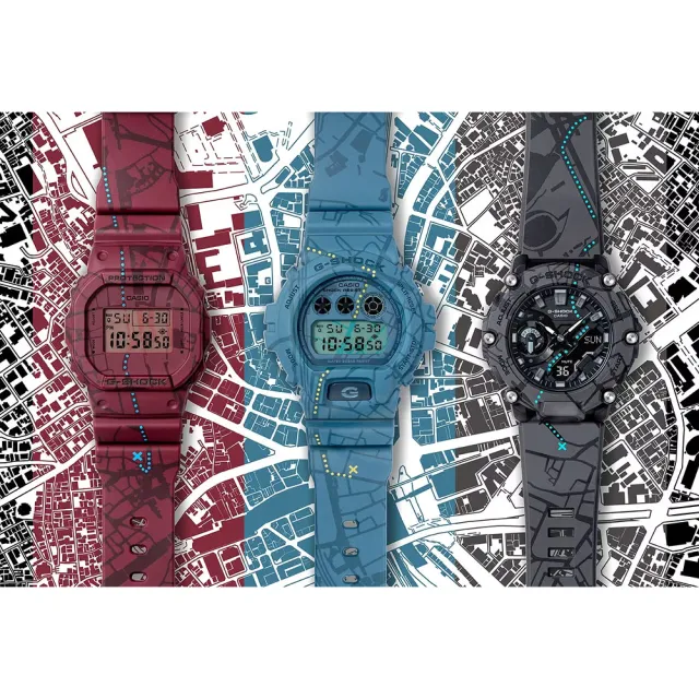 【CASIO 卡西歐】G-SHOCK 澀谷尋寶 街頭復古風電子錶 送禮 禮物 推薦(DW-5600SBY-4)