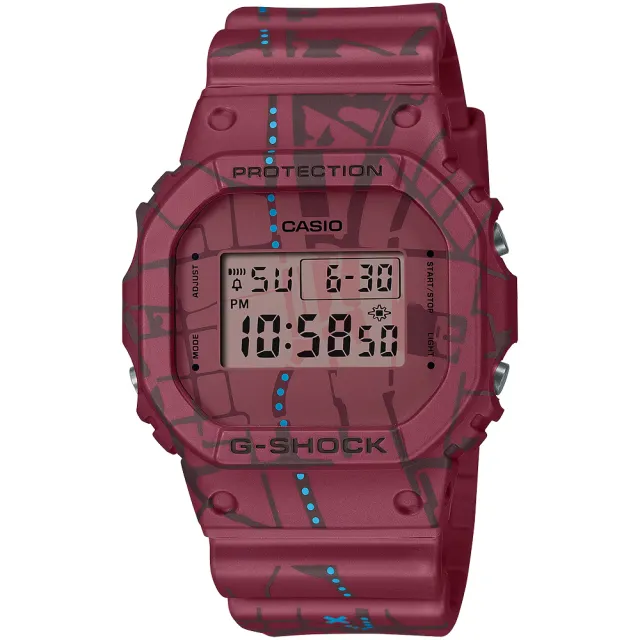 【CASIO 卡西歐】G-SHOCK 澀谷尋寶 街頭復古風電子錶 送禮 禮物 推薦(DW-5600SBY-4)