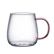 【大匠工具】耐熱玻璃杯 綠/藍/粉色 玻璃馬克杯 玻璃杯批發 PG450-F(小杯子 咖啡杯 格熱玻璃杯)