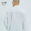 【Life8】EVENLESS 機能型 透氣織紋 長袖襯衫(71009)