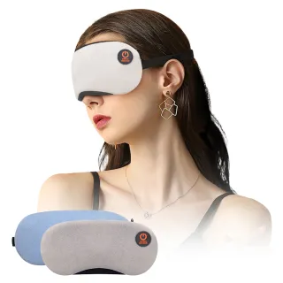 【ROSETO】石墨烯無線熱敷眼罩(可蓄電調溫定時 眼睛護眼儀 熱敷眼罩 溫控蒸氣舒壓助眠 聖誕節禮物)