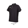 【KAPPA】男女短袖POLO衫-台灣製 慢跑 高爾夫 網球 吸濕排汗 上衣 黑白(321S7TW-005)
