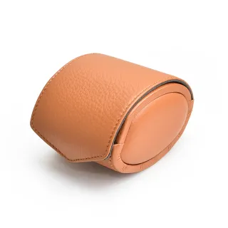 【P&W】名錶收藏盒 1支裝 真皮皮革 手工精品錶盒(大錶適用 旅行收納盒 攜帶錶盒)