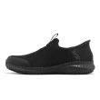 【SKECHERS】工作鞋 Cessnock Slip-Ins 順滑科技 記憶鞋墊 女鞋 黑 抗滑 襪套式 針織(108127BLK)