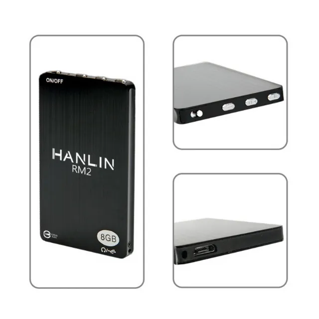 【HANLIN】RM2簡易迷你錄音卡錄音筆(8G/96小時)