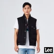 【Lee 官方旗艦】男裝 羽絨背心 / 立領胸前單口袋 騎士黑 舒適版型 / 101+ 系列(LL210320898)