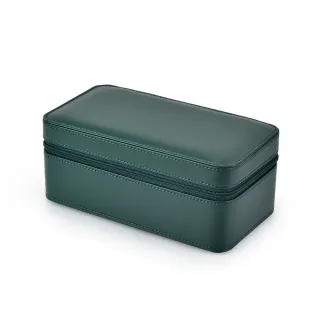 【P&W】名錶收藏盒 3支裝 超纖皮革 手工精品錶盒(大錶適用 旅行收納盒 攜帶錶盒)