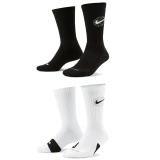 【NIKE 耐吉】襪子 中筒襪 運動襪 籃球襪 6雙組(DA2123100 DA2123010)