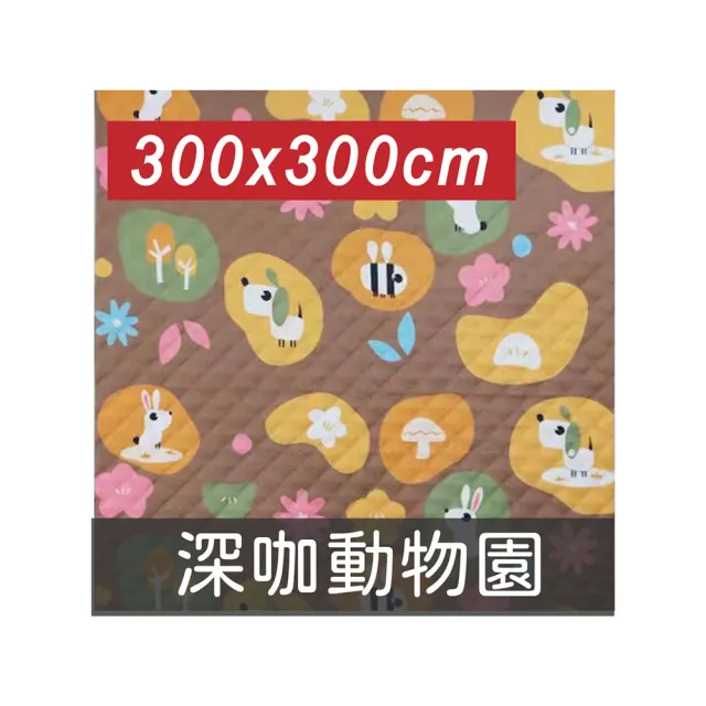 【Camp Plus】超聲波野餐墊300x300cm_花紋款(悠遊戶外)