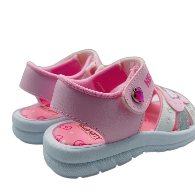 【樂樂童鞋】台灣製三麗鷗可愛涼鞋--粉色  另有桃色可選(Kitty童鞋)