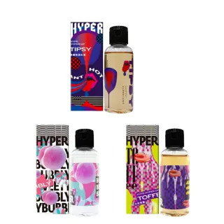【HYPER HYPE UP】經典口味潤滑液 3入組(微醺紅酒/水蜜桃蘇打/太妃焦糖 口交 女性潤滑液)