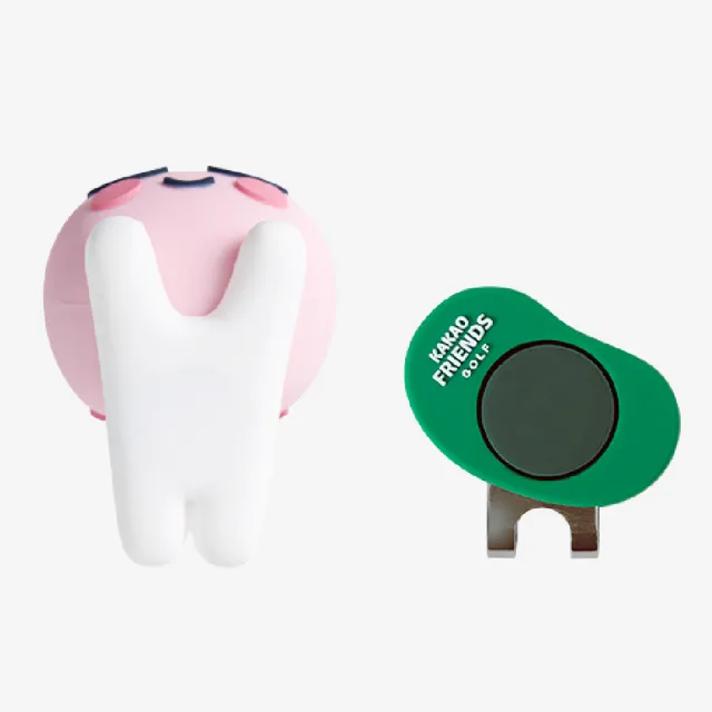 【Kakao Friends】3D 小蜜桃高爾夫開球帽夾球標(可愛造型的配件)