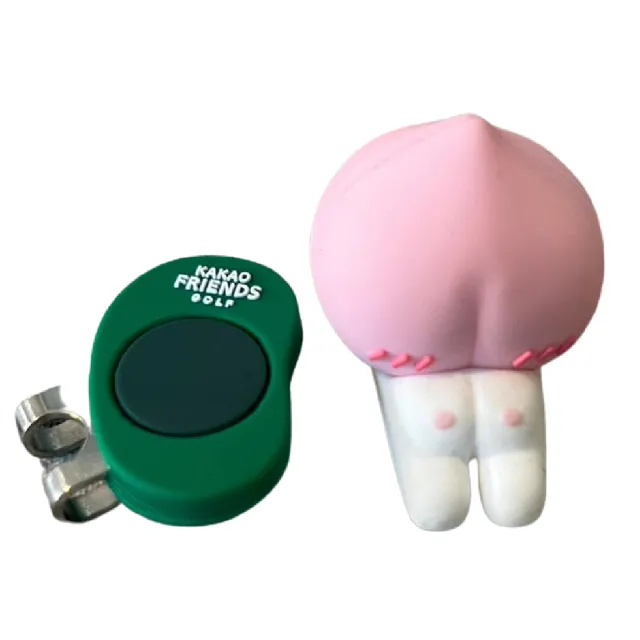【Kakao Friends】3D 小蜜桃高爾夫開球帽夾球標(可愛造型的配件)