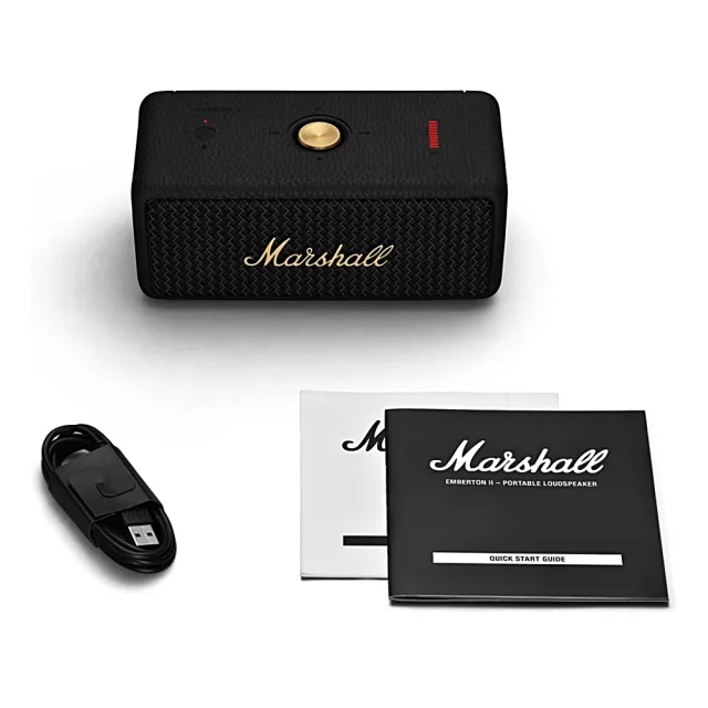 Marshall】Emberton II 攜帶式藍牙喇叭拆封新品(古銅黑) - momo購物網