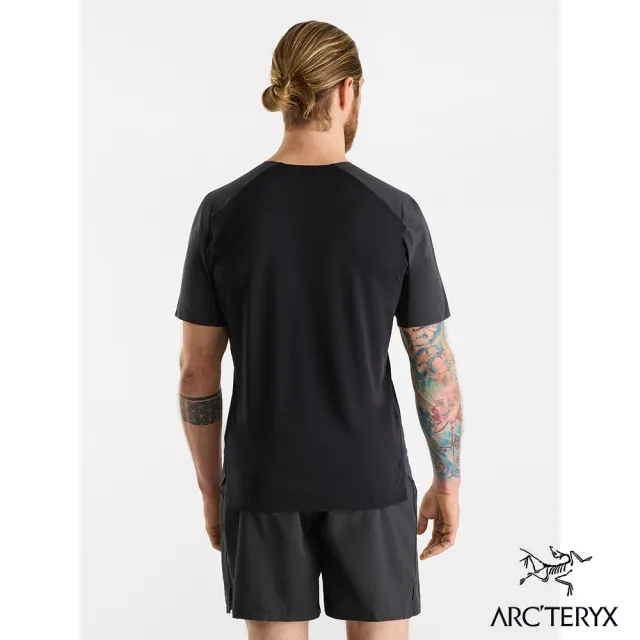 【Arcteryx 始祖鳥】男 Norvan 快乾短袖圓領衫(黑)